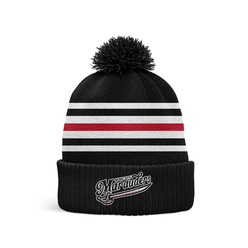 Music city Marauders Coaches Pom Beanie / Toque